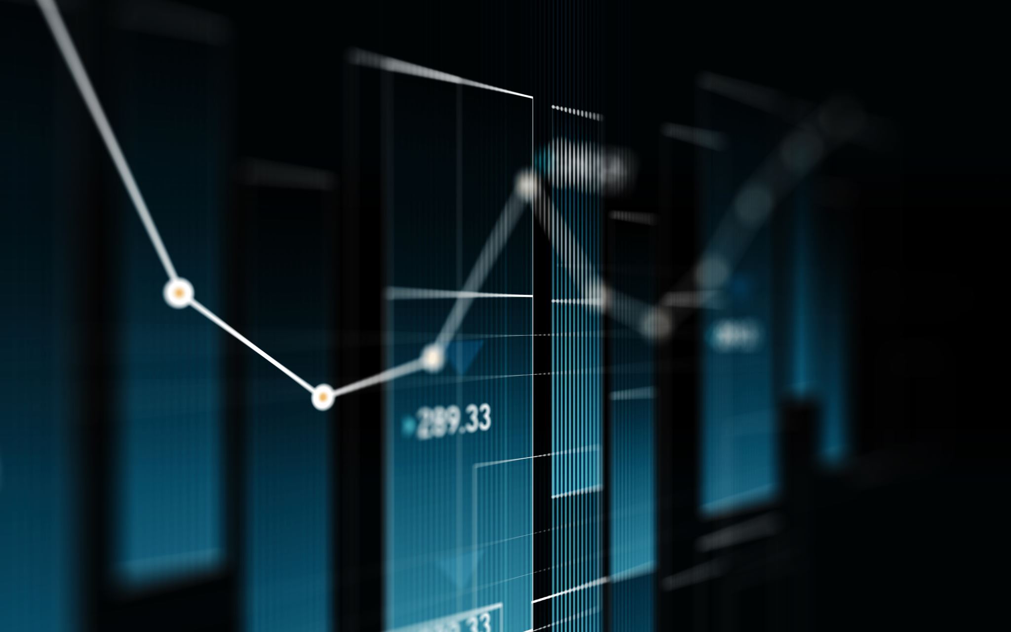 Data analytics dashboard for supply chain